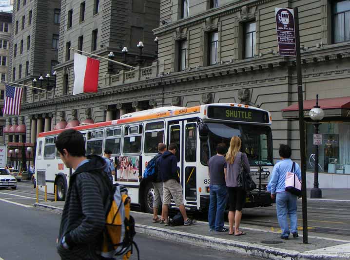 San Francisco MUNI Neoplan AN440 8343